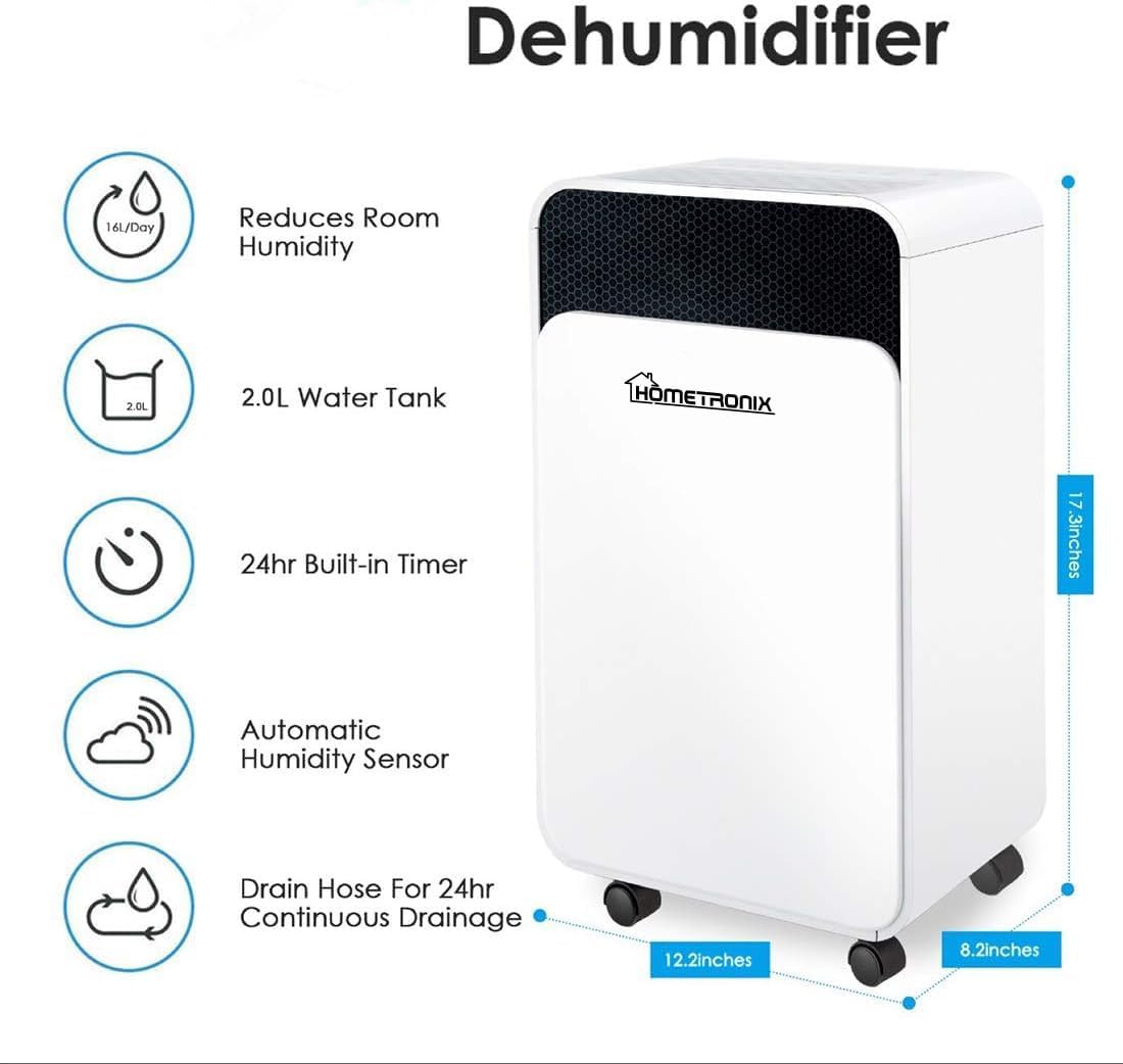 16L HomeTronix Dehumidifier - Image 2